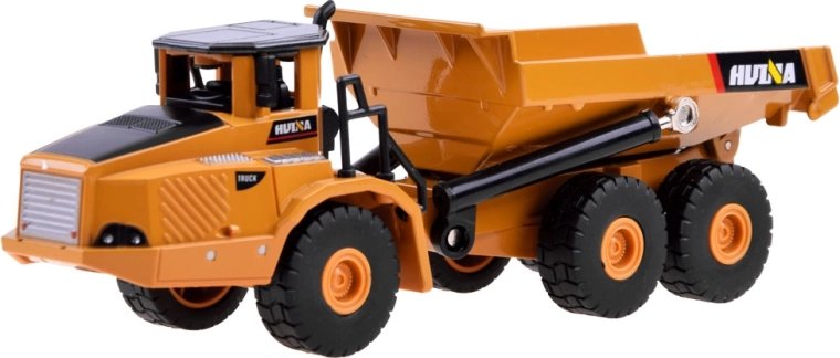 Camion-benne articulé avec fonction de basculement