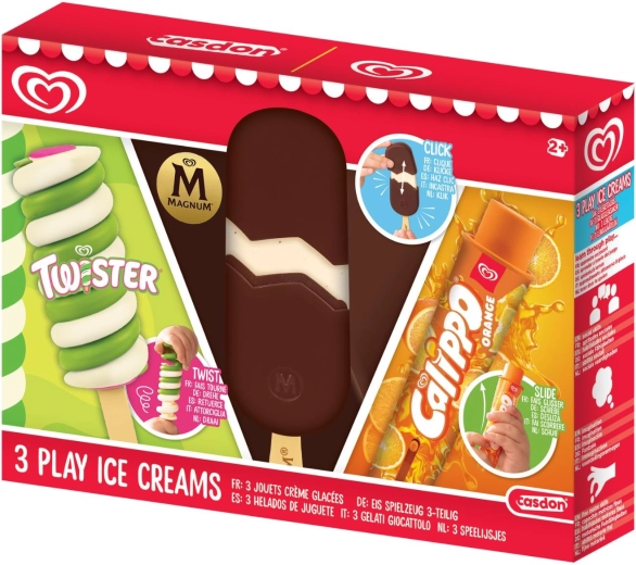Trois glaces emblématiques dans un seul coffret