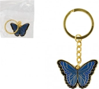 Porte-clés en métal Papillon