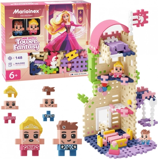 Jeu de construction Waffle Mini - Princesse : Tour de fantaisie
