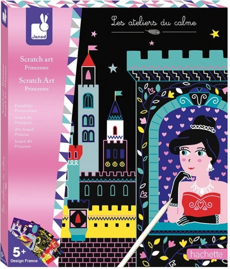 Kit de cartes à gratter Princesses – JANOD