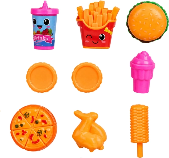 Nombreux accessoires de fast-food