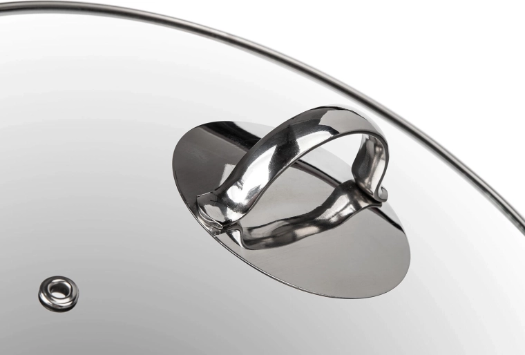 Couvercle en verre pour une parfaite visibilité