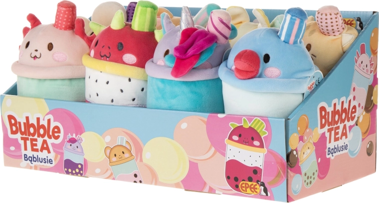 Maskot Bubble Tea 21 cm Ours sucré