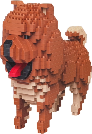 Maquette de Chow-Chow composée de 800 pièces