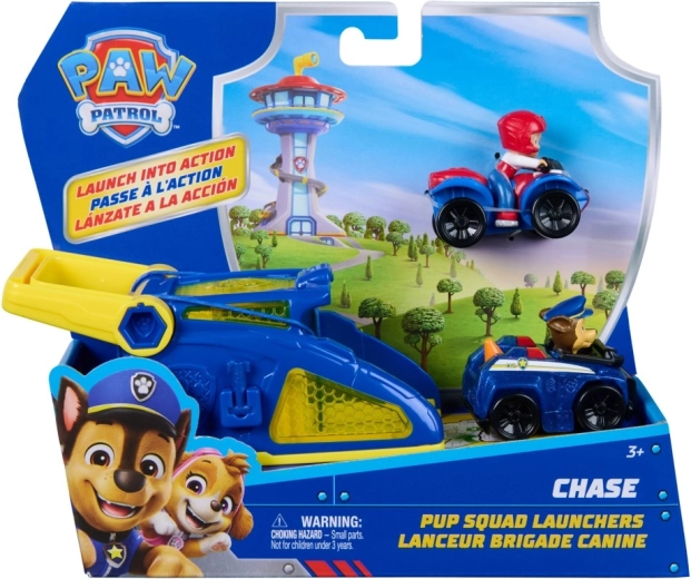 Paw Patrol set de course lanceur avec petites voitures Chase