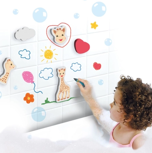 Dessiner dans la salle de bain sans souci