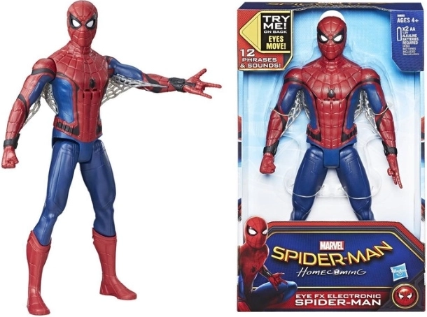 Figurine Spider-Man Homecoming avec effets sonores, 30 cm