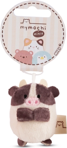 Porte-clés peluche Nici MyMochi vache Moona 5 cm