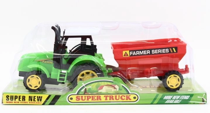 Tracteur avec remorque
