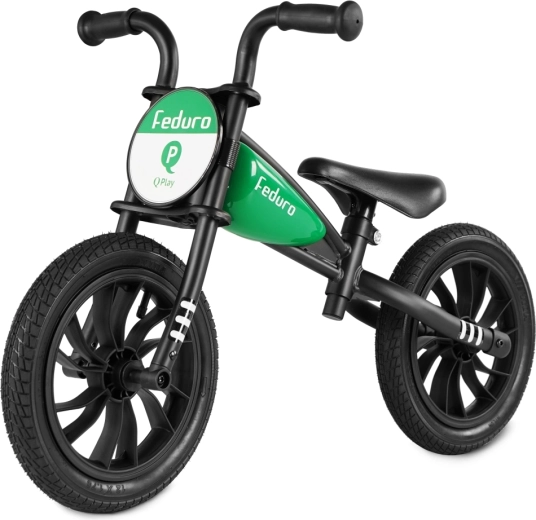 Draisienne d'équilibre pour enfants QPlay Feduro verte