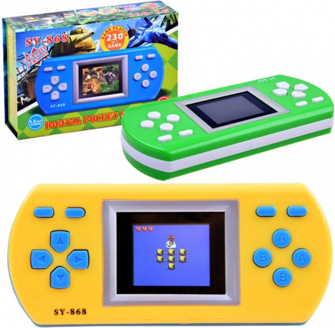 Console de jeu électronique de poche avec 230 jeux