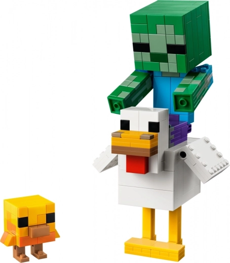 Scène iconique de Minecraft en modèle de collection
