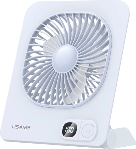 Ventilateur de bureau magnétique USAMS ZB363, bleu