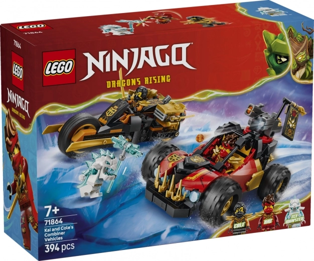 LEGO NINJAGO Véhicules multifonctions de Kai et Cole