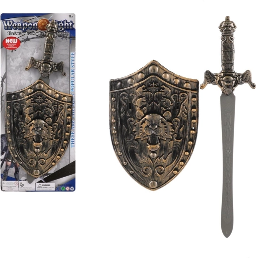 Épée et bouclier de chevalier – set pour enfants pour déguisements et jeux de rôle