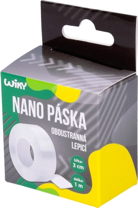 Ruban adhésif nano transparent double face