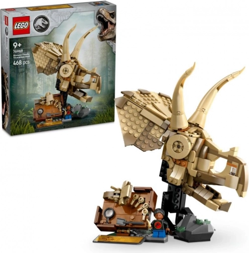 LEGO Jurassic World Squelette de Tricératops