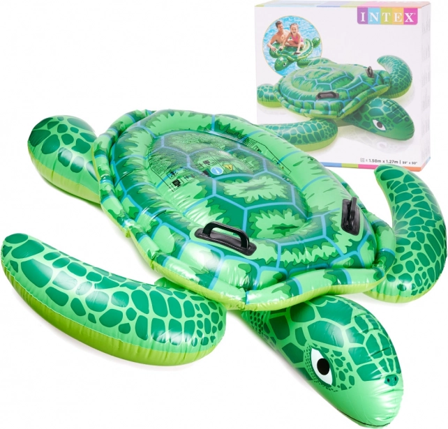 Matelas gonflable tortue INTEX pour enfants avec poignées 150cm
