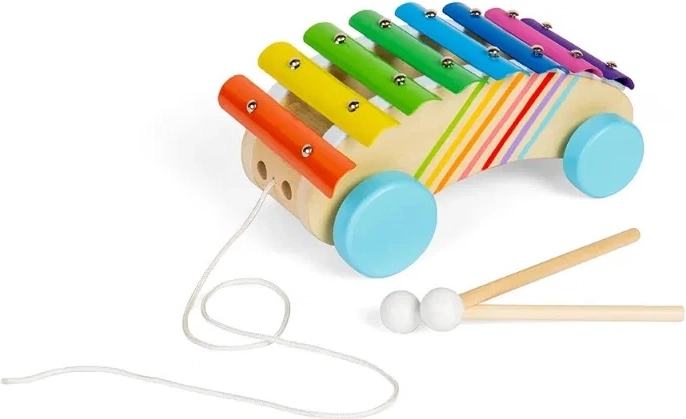 Xylophone en bois à tirer BIGJIGS TOYS
