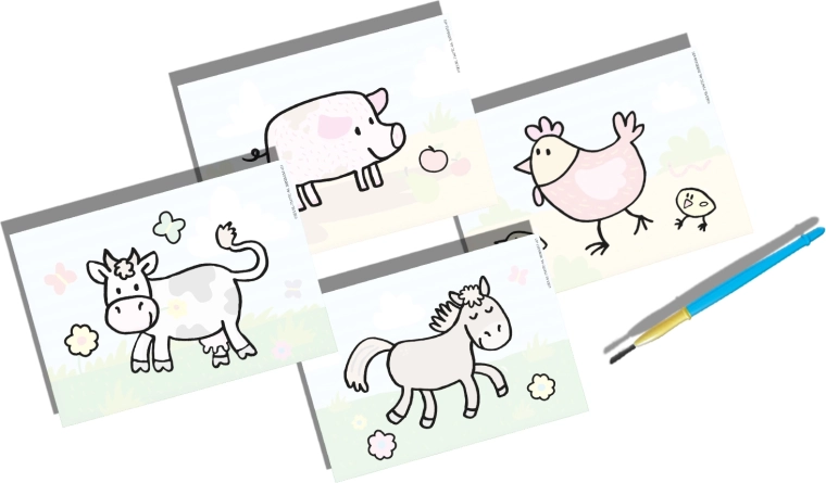 Animaux de la ferme pour apprendre et s’amuser