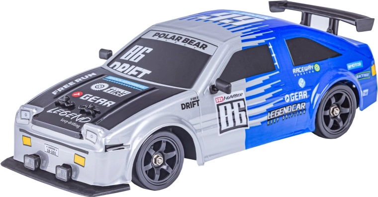 Drift spectaculaire grâce au 4WD et aux roues lisses