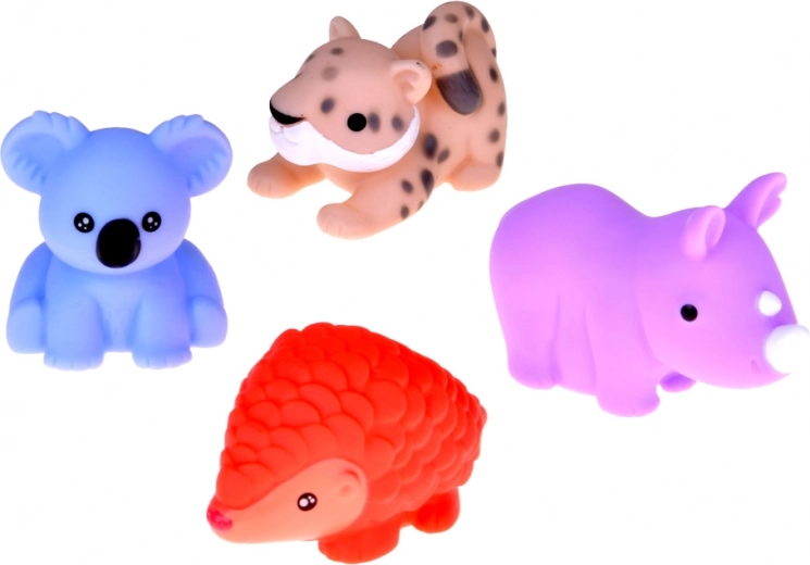 Amusement dans le bain : ils flottent et giclent