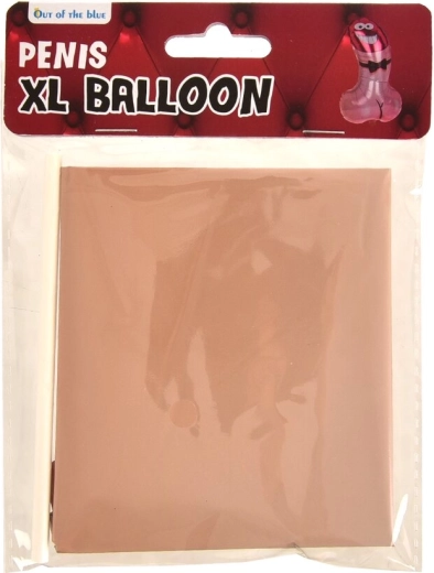 Ballon en aluminium au motif coquin 45 × 74 cm