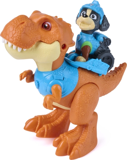 Rex peut être fixé sur le dos du dinosaure