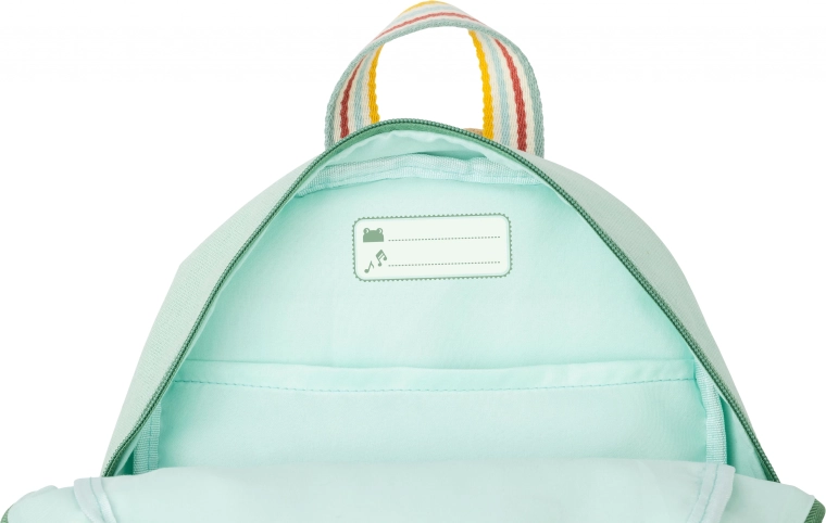 Fermeture zippée pratique et emplacement pour le nom