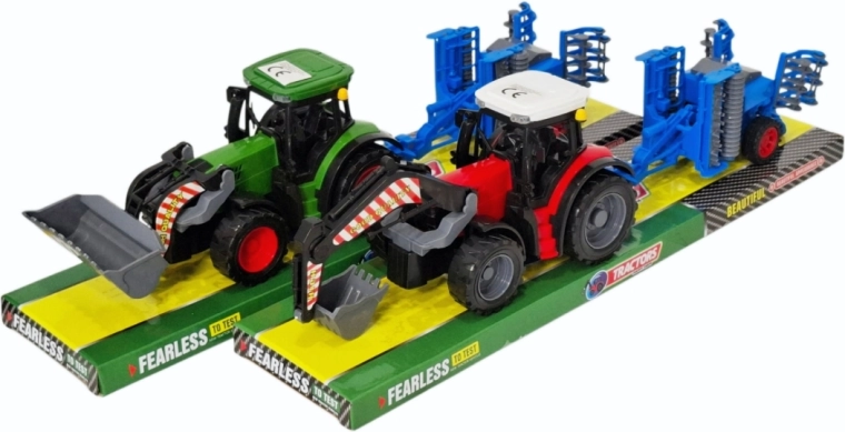 Tracteur agricole avec accessoires - 1 pièce