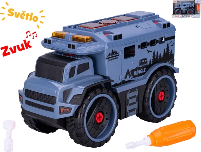 Voiture à visser 24 cm avec lumière et son
