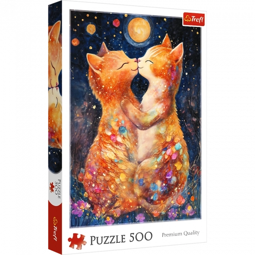 Puzzle 500 pièces – baiser au clair de lune Trefl