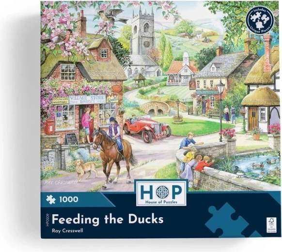 Motif détaillé de la vie à la campagne