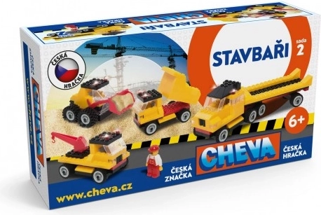 Jeu de construction Cheva Bâtisseurs pour débutants, ensemble en plastique