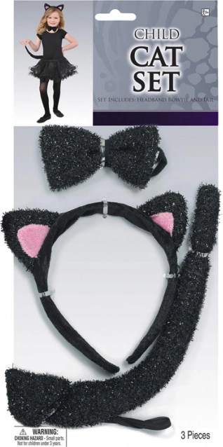 Ensemble d’accessoires pour enfants à motif chat