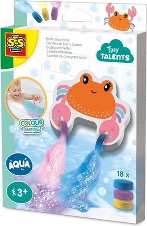 SES tablettes pour colorer l’eau du bain – crabe (18 pcs)
