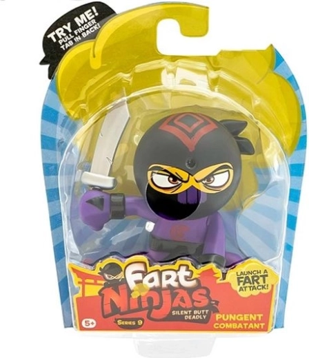 Figurine Fart Ninjas avec son Pungent combatant (série 9)