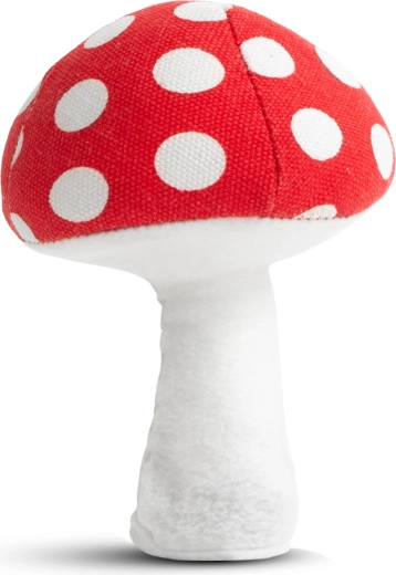 Champignon décoratif en textile 16 cm
