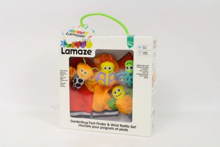 TOMY Lamaze hochets pour mains et pieds (set de chaussettes et bracelet)