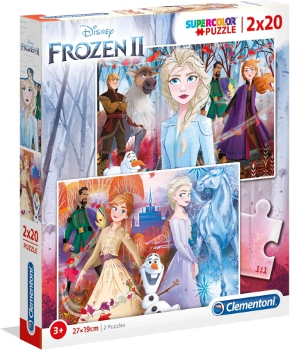 Puzzle 2x20 Super Color La Reine des Neiges 2