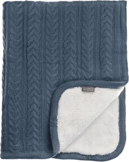 VINTER & BLOOM couverture Cuddly Storm Blue