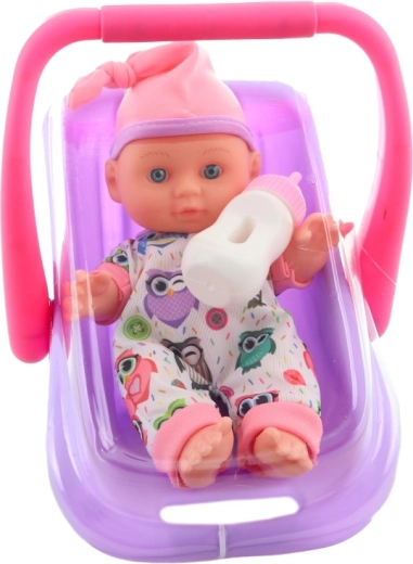 Biberon et tenue mignonne à petites chouettes