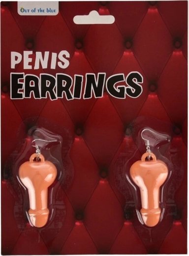 Boucles d’oreilles de fête humoristiques en plastique (1 paire)
