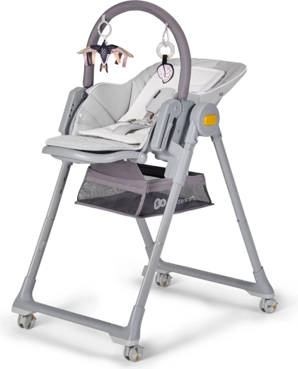 Chaise haute et transat 2-en-1 Kinderkraft Select Lastree grey