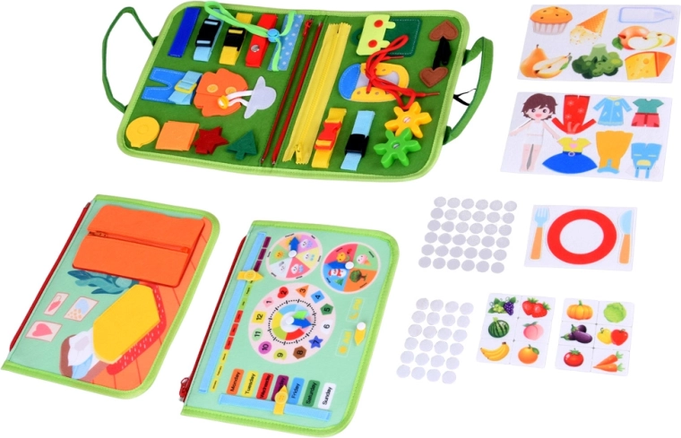 Horloge éducative, jours, météo et calendrier