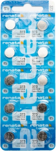 Renata 373 SR916SW pile bouton pour montre 1,55 V 29 mAh, emballage de 10 pcs