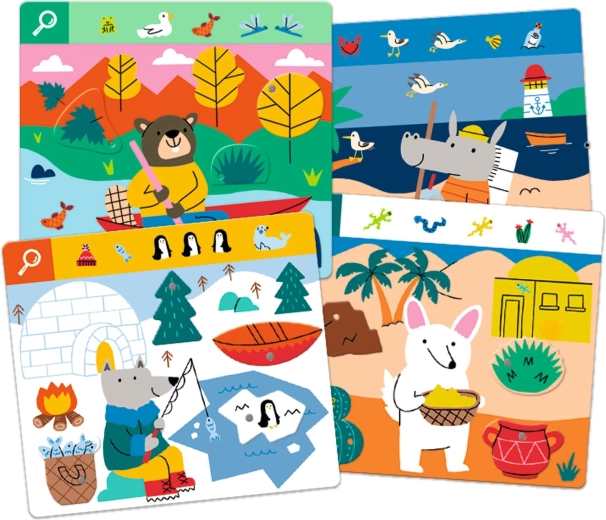 Scènes thématiques riches en détails