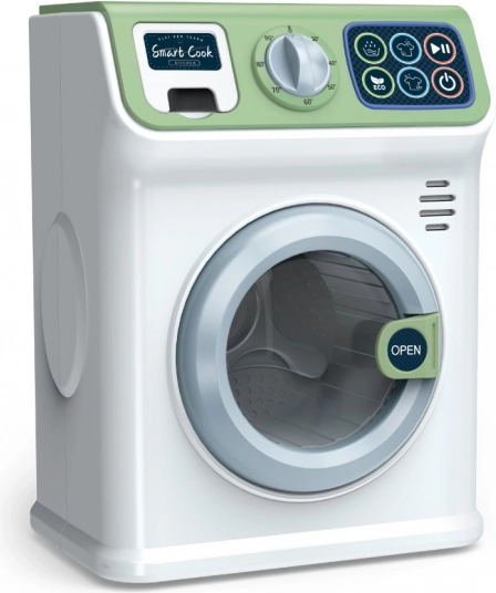 Machine à laver verte avec effets sonores et lumineux