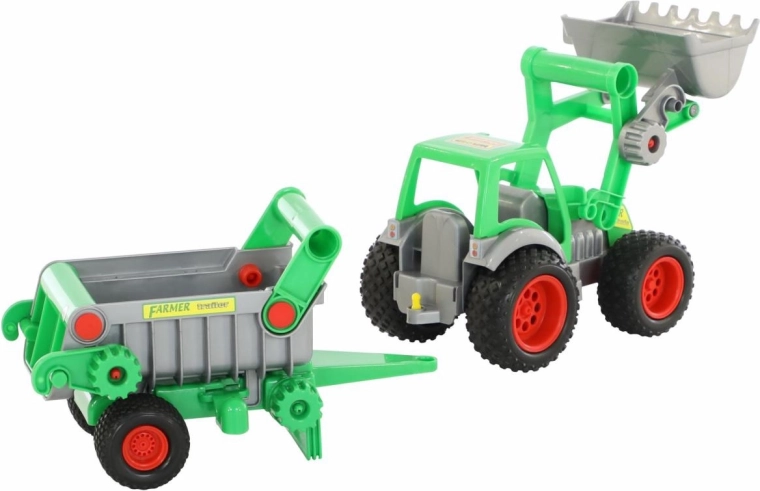 Remorque basculante avec ridelle ouvrante